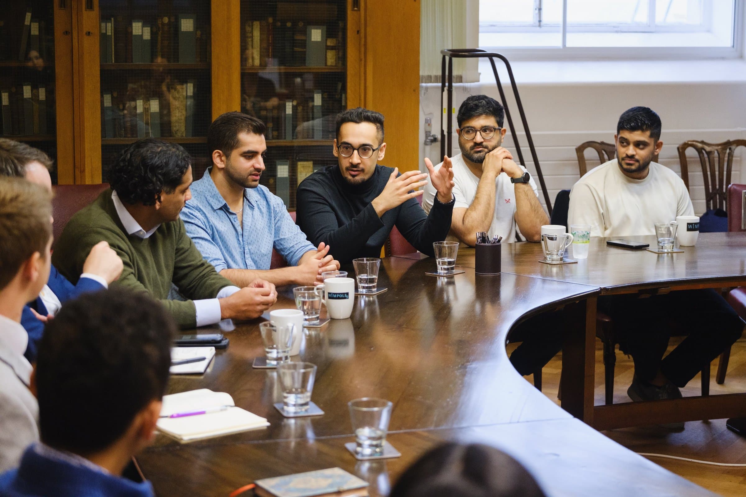 Dr Dev Gakhar among the Clinician Creator Network doctors at a round table