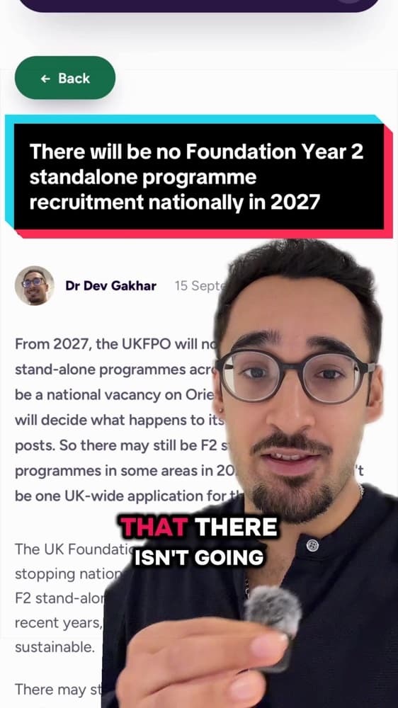 Dr Dev in the video on this update
