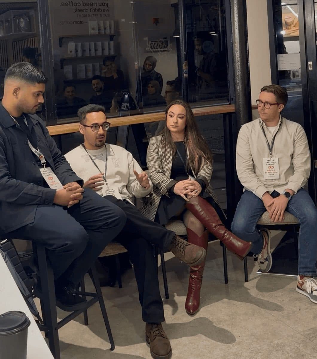 Dr Dev on the Health Creators Connect panel